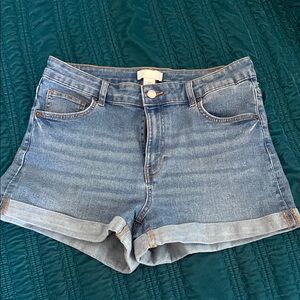 H&M Denim Blue Women's Shorts size 14